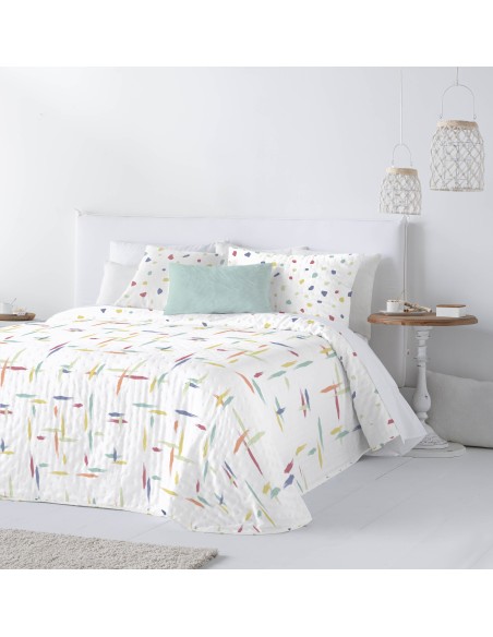 Colcha Bouti Fundeco Soley Estampado Reversible 100 Gramos