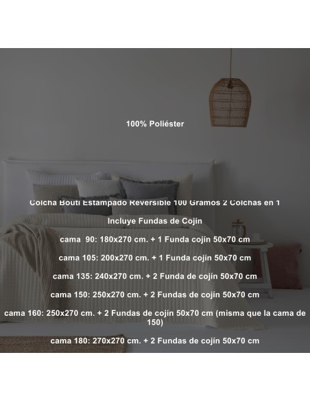 Colcha Bouti Liso Fundeco Azara 150 Gramos