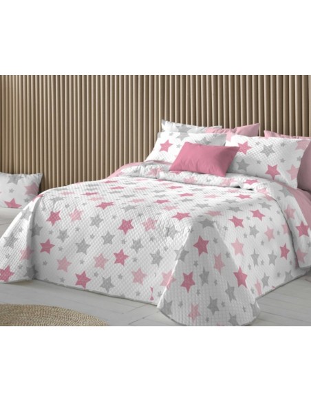 Colcha Bouti Estrellas Reversible 120 Gramos EDI de Antilo