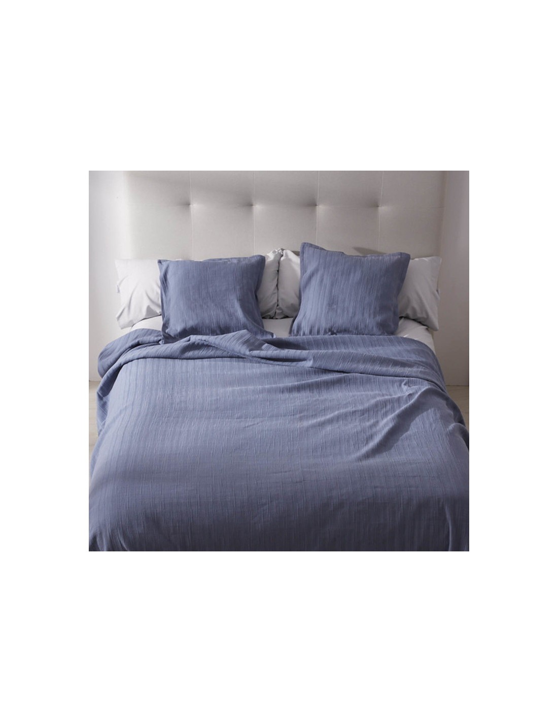 Colcha 100% alg. 003-AZUL