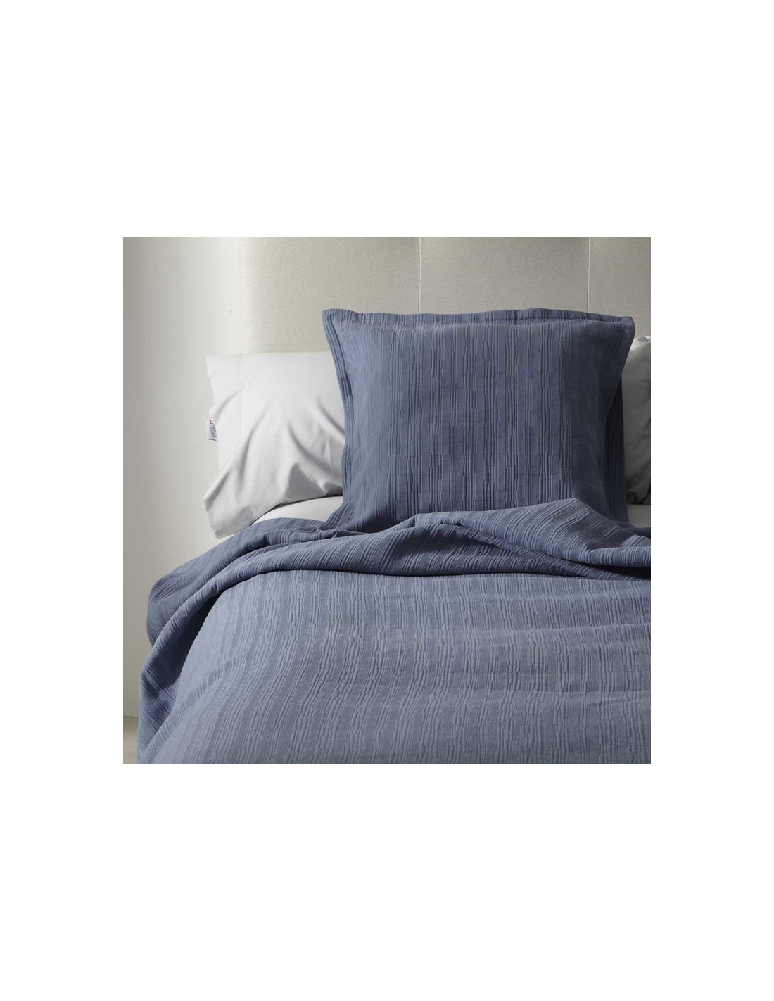 Colcha 100% alg. 003-AZUL