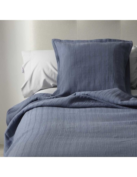 Colcha 100% alg. 003-AZUL