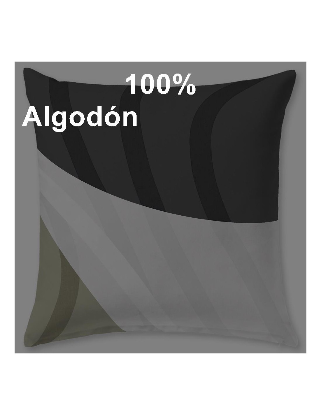 Cojín Algodón Onix 1