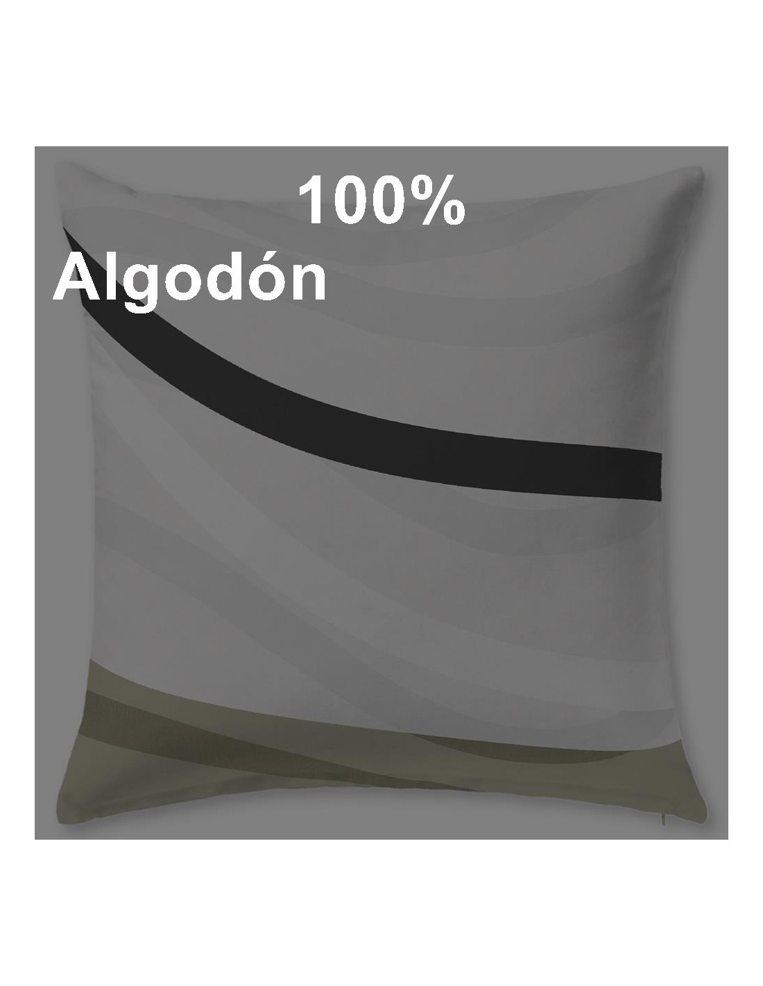 Cojín Algodón Onix 2