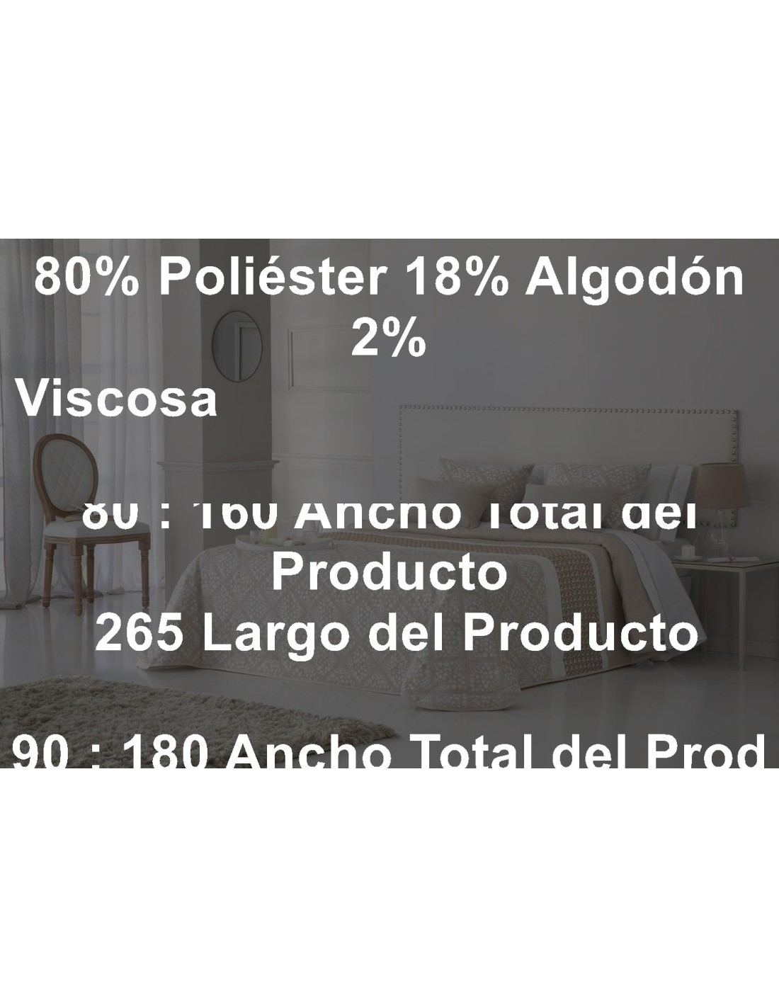 Colcha Bouti JVR 100 Gramos Corinto