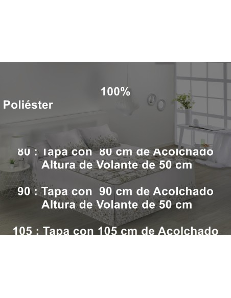 Colcha Edredón Volante JVR 240 Gramos Dalia