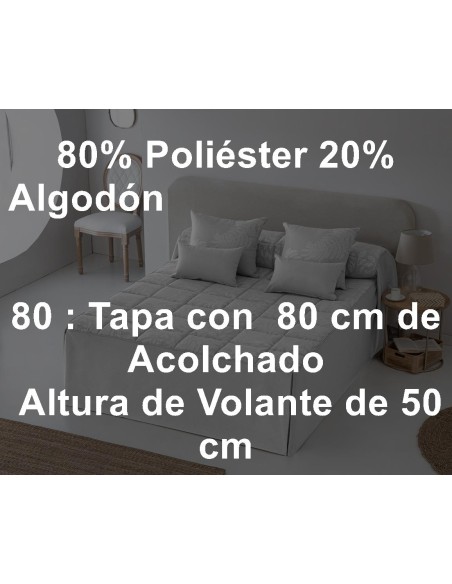 Colcha Edredón Volante JVR 240 Gramos Tebas