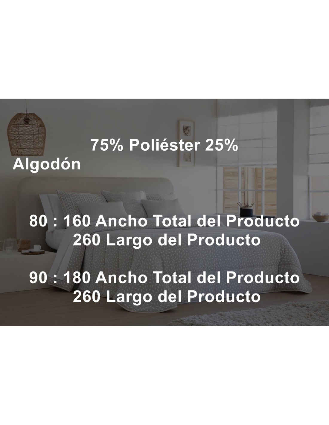 Edredón Conforter Nórdico 300 Gramos JVR Mikonos