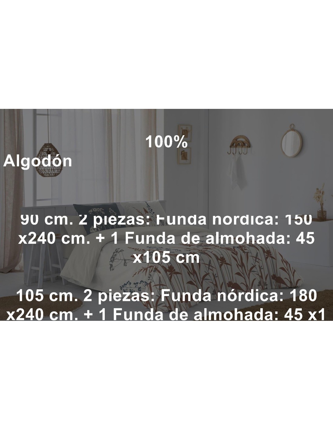 Juego Funda Nórdica 2 Piezas JVR Anna