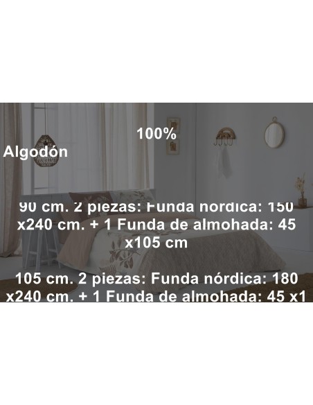 Juego Funda Nórdica 2 Piezas JVR Ari
