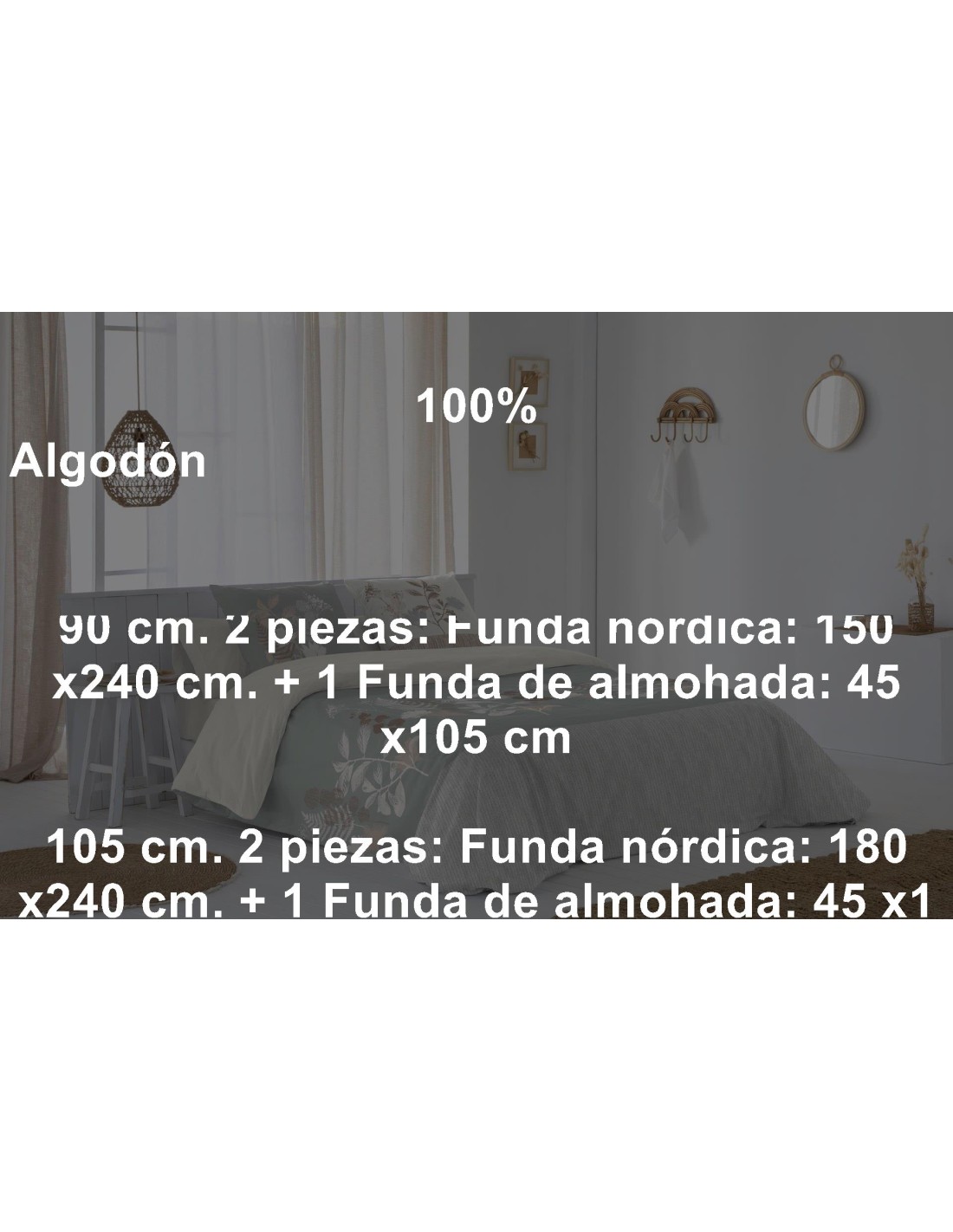 Juego Funda Nórdica 2 Piezas JVR Ari