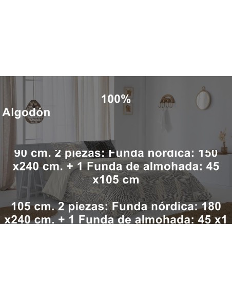 Juego Funda Nórdica 2 Piezas JVR Axel