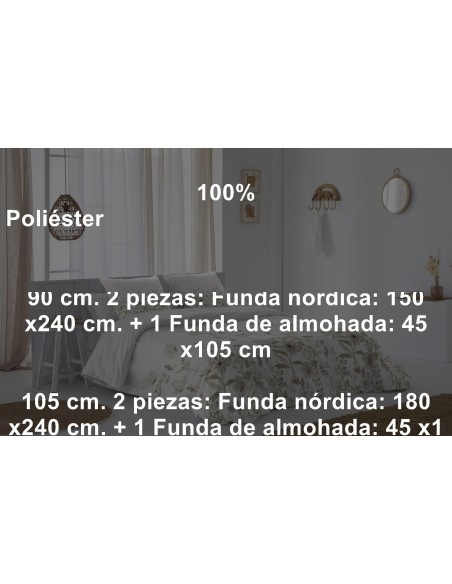 Juego Funda Nórdica 2 Piezas JVR Dalia