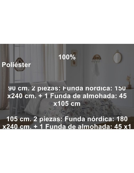 Juego Funda Nórdica 2 Piezas JVR Dalia
