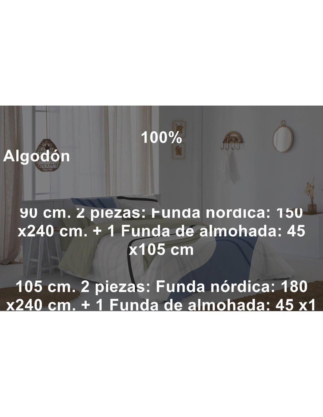 Juego Funda Nórdica 2 Piezas JVR Onix