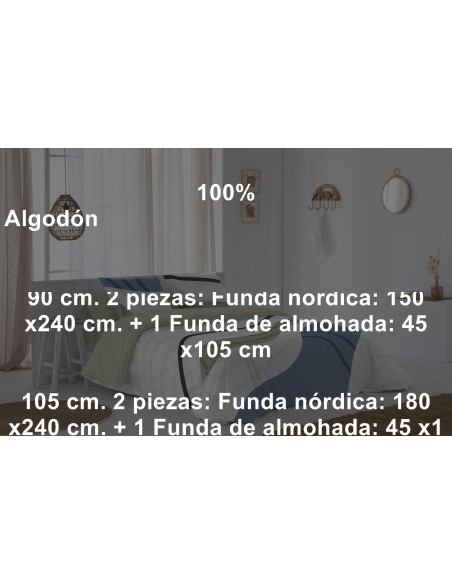 Juego Funda Nórdica 2 Piezas JVR Onix
