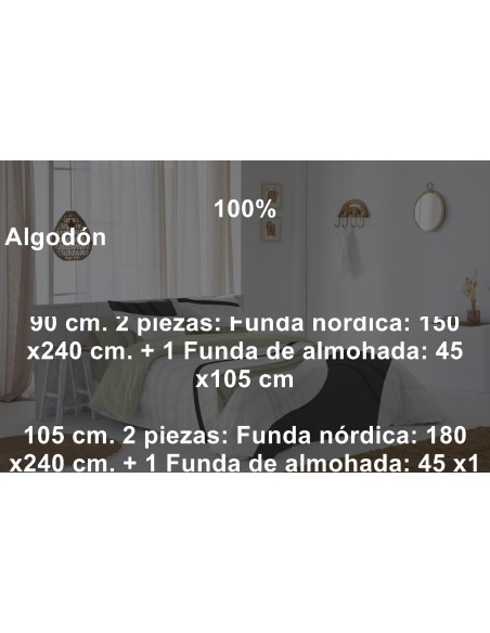 Juego Funda Nórdica 2 Piezas JVR Onix