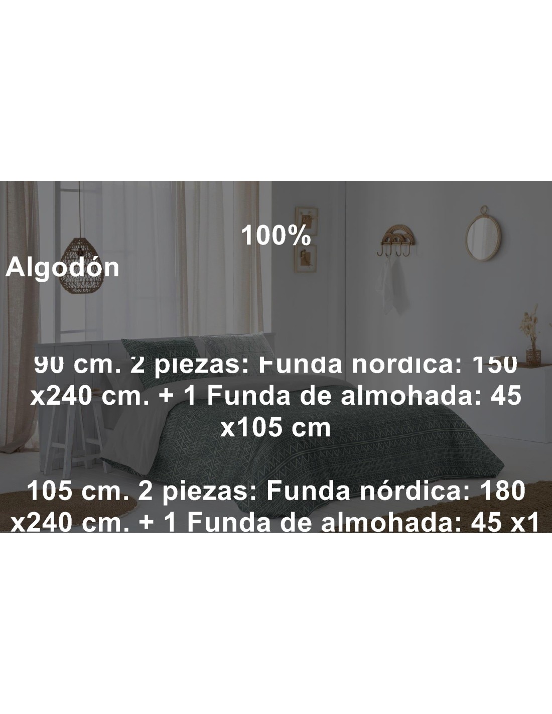 Juego Funda Nórdica 2 Piezas JVR Taxco