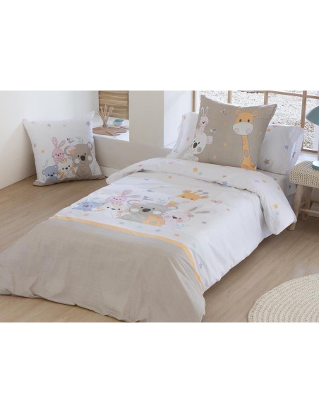 Juego Funda Nórdica JVR 3 Piezas Bunny