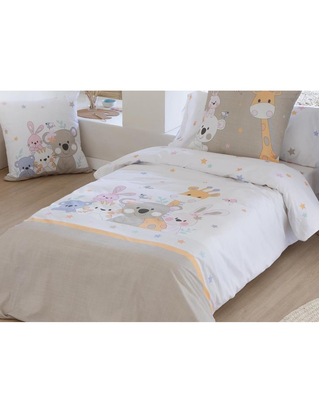 Juego Funda Nórdica JVR 3 Piezas Bunny