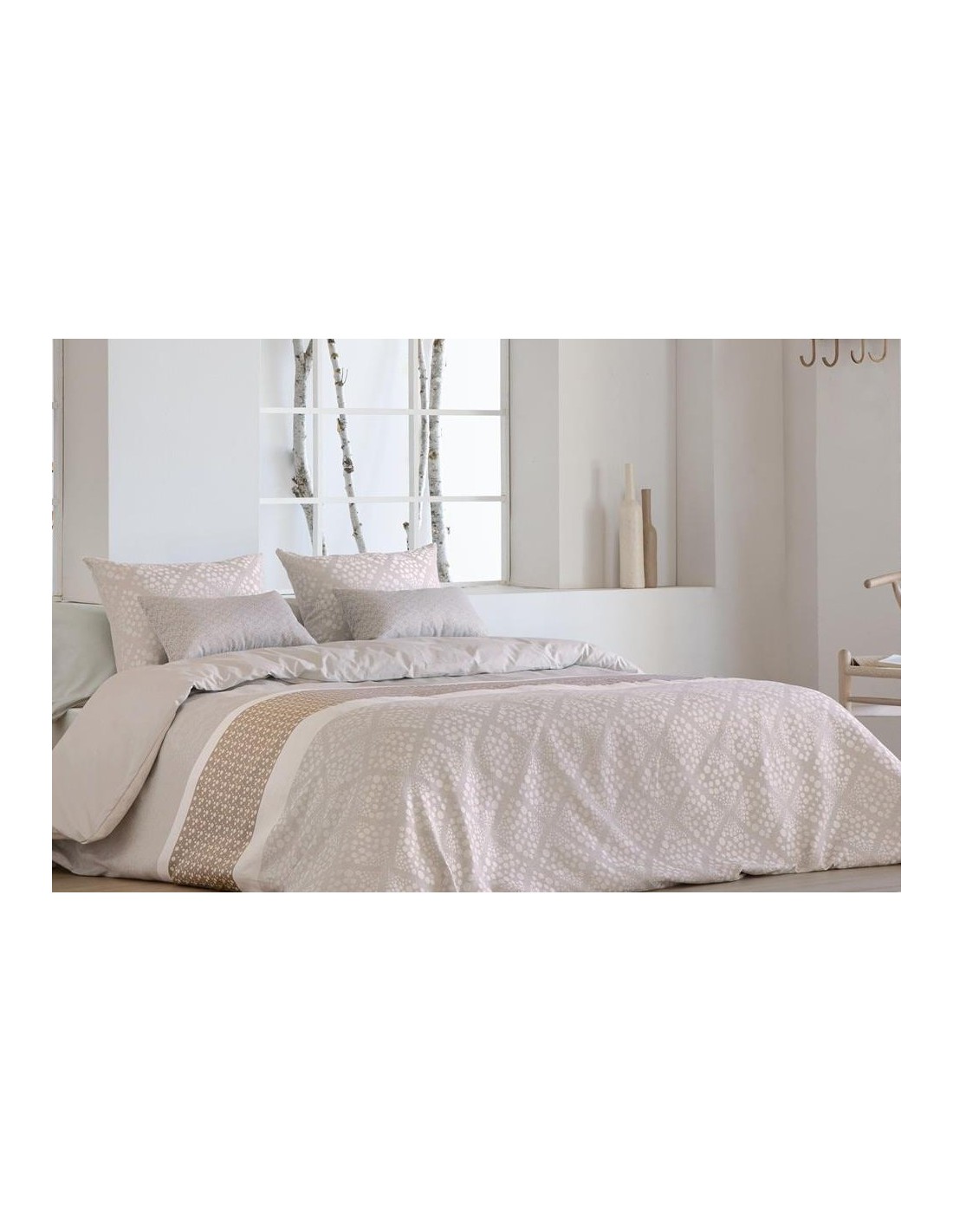 Juego Funda Nórdica Jacquard JVR 3 Piezas Corinto