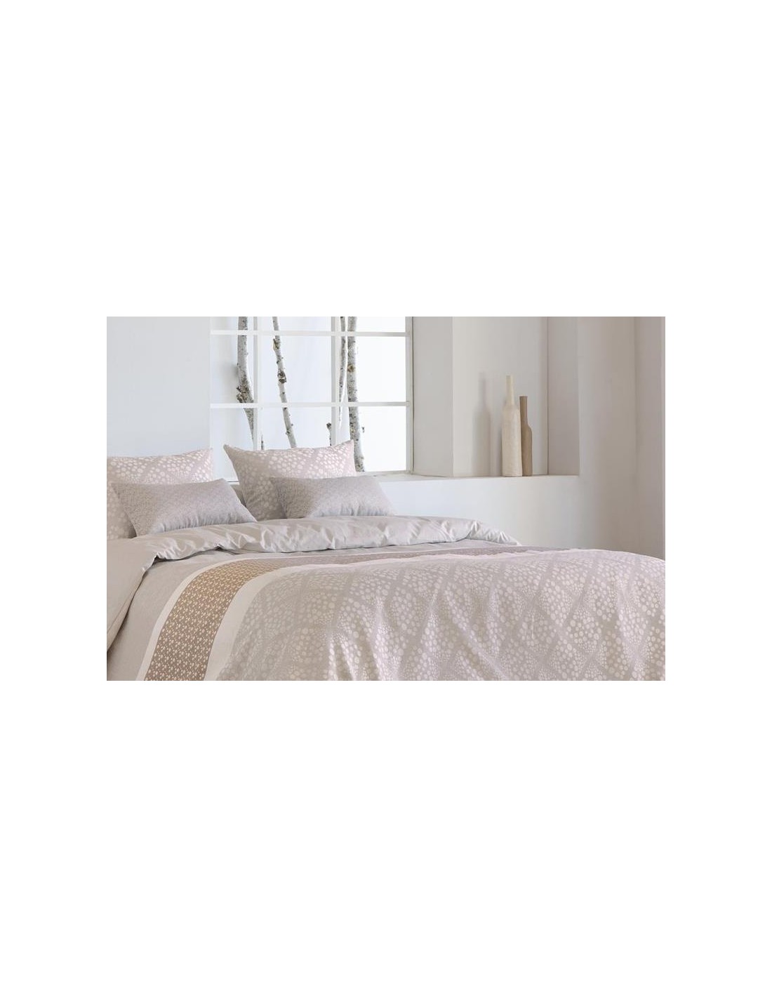 Juego Funda Nórdica Jacquard JVR 3 Piezas Corinto