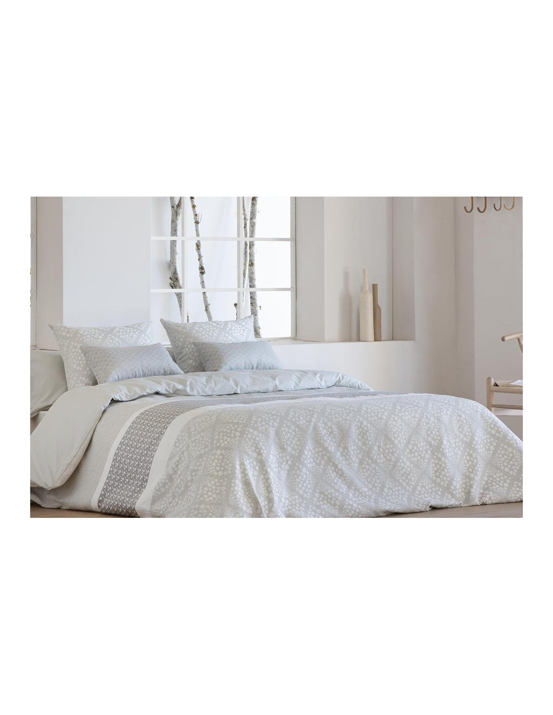Juego Funda Nórdica Jacquard JVR 3 Piezas Corinto