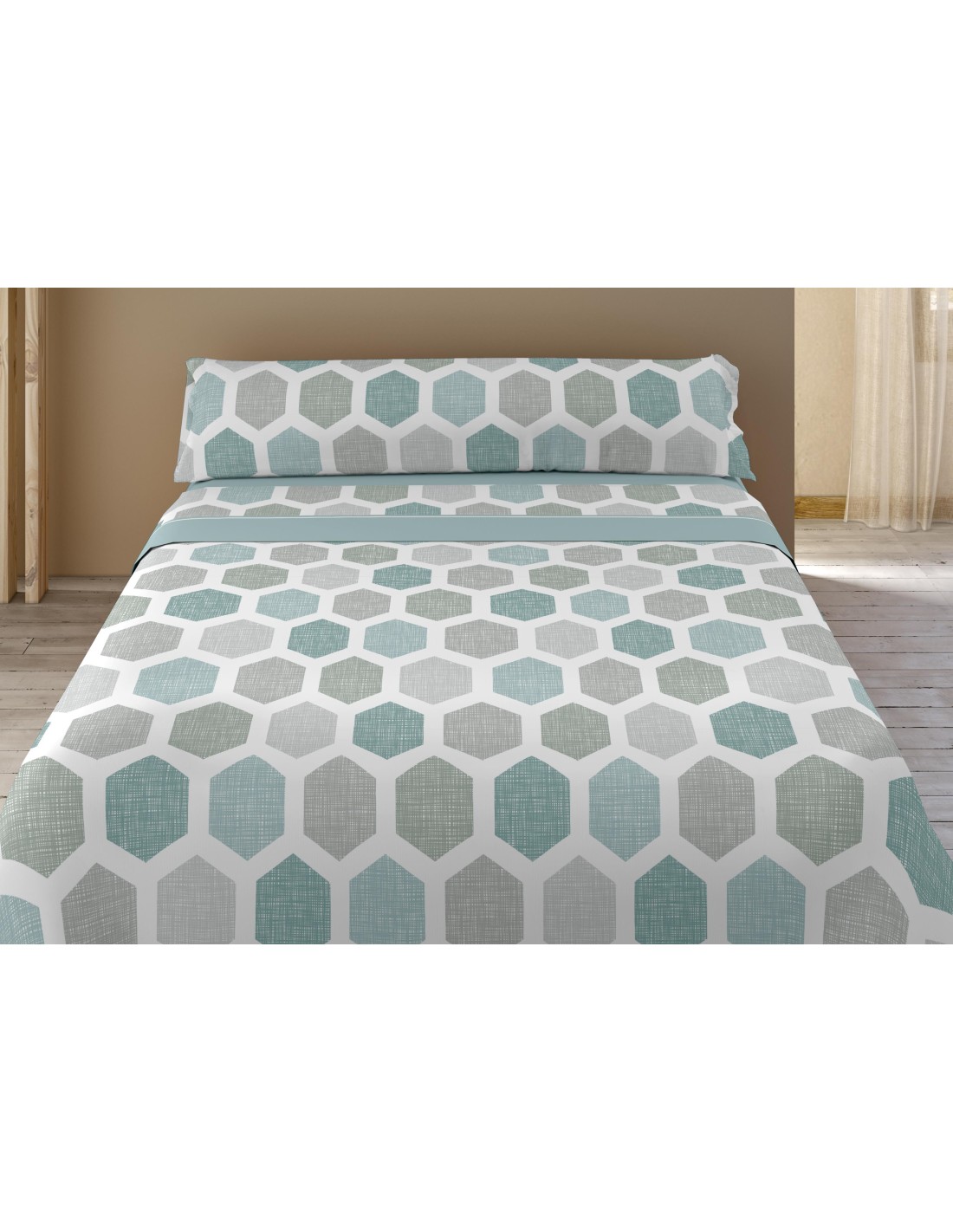 Juego Sábana Invierno Coralina 180 Gramos Gadea