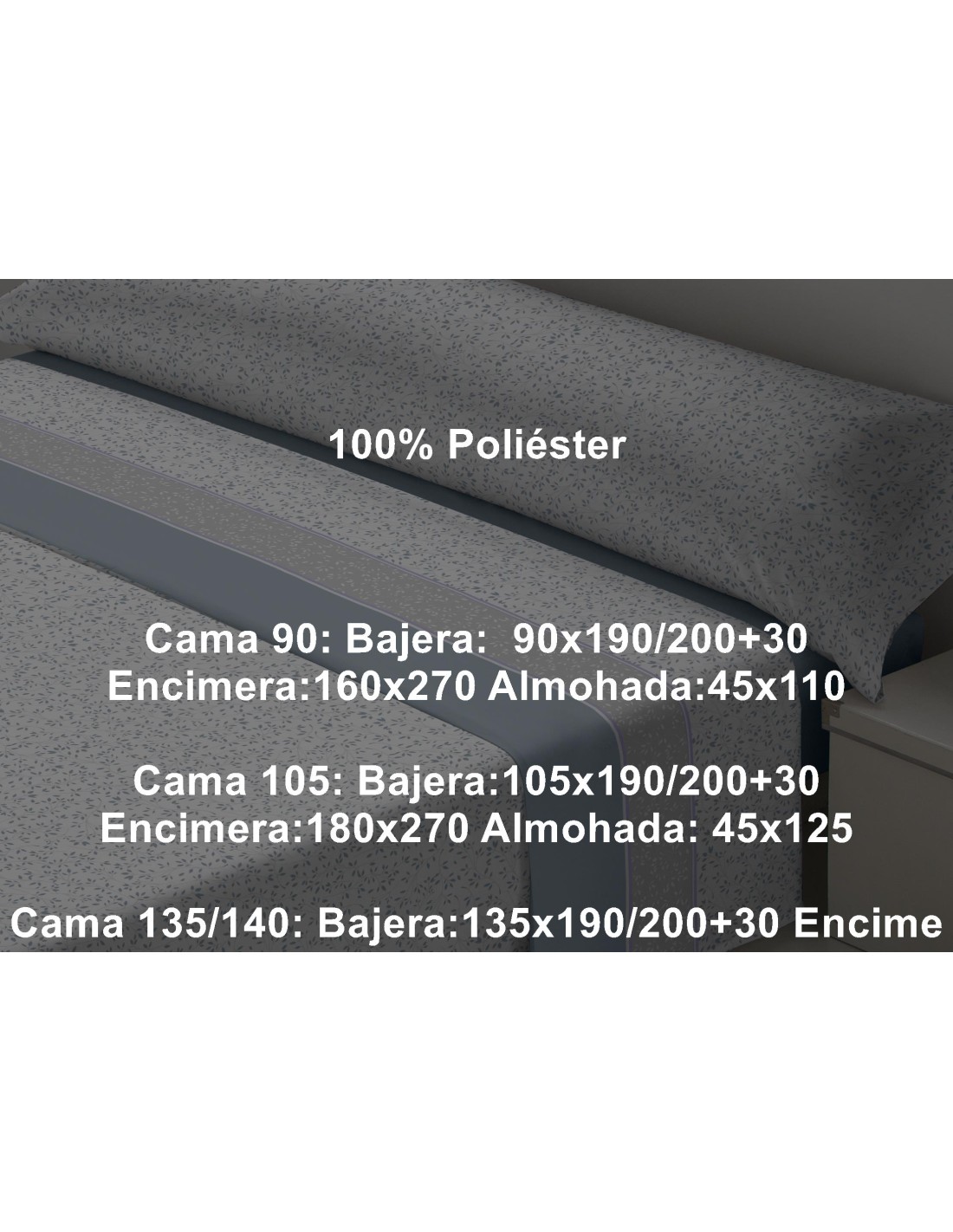 Juego Sábana Invierno Sedalina 220 Gramos Darcy