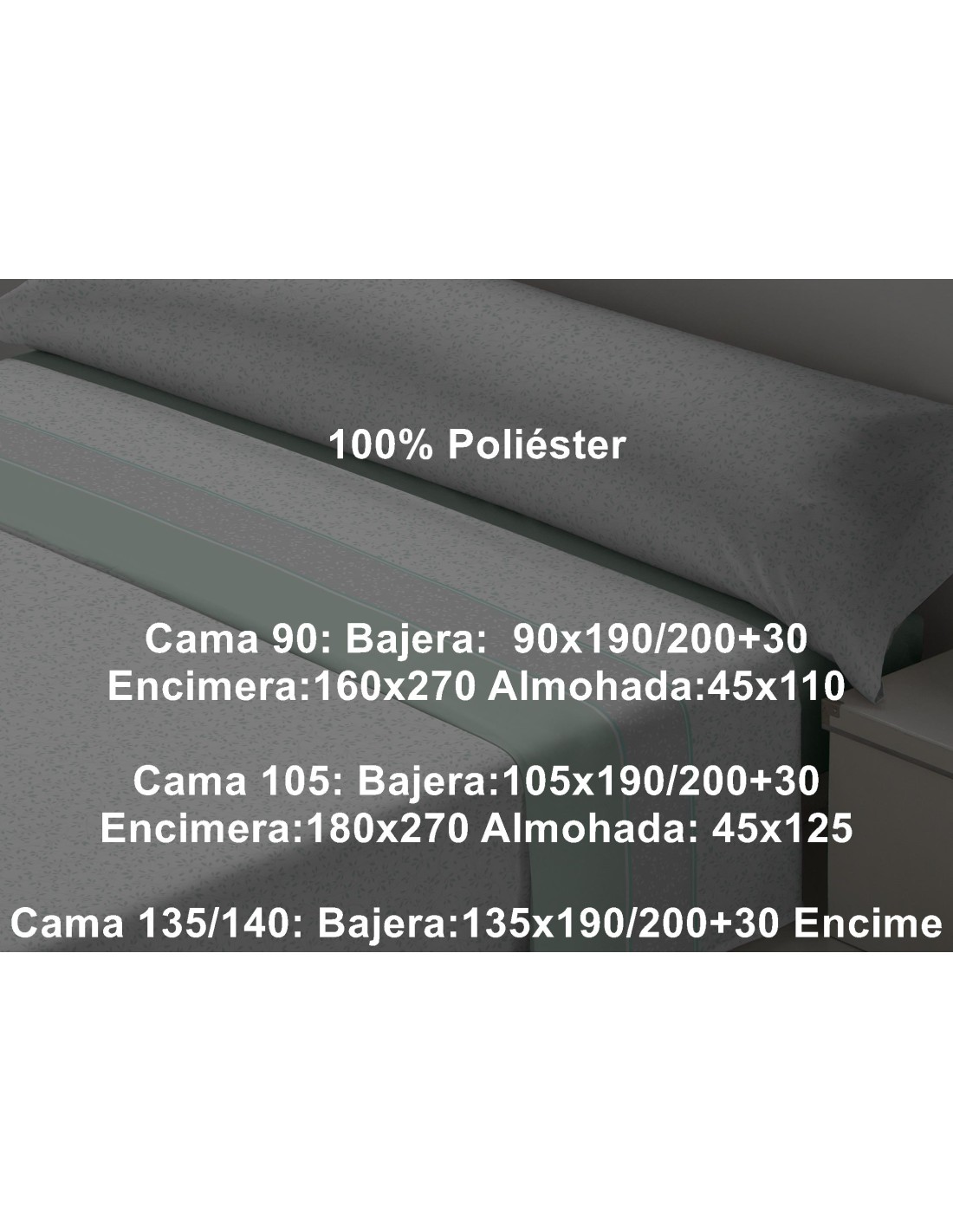 Juego Sábana Invierno Sedalina 220 Gramos Darcy