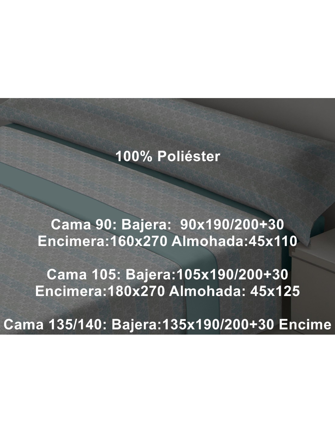 Juego Sábana Invierno Sedalina 220 Gramos Kent