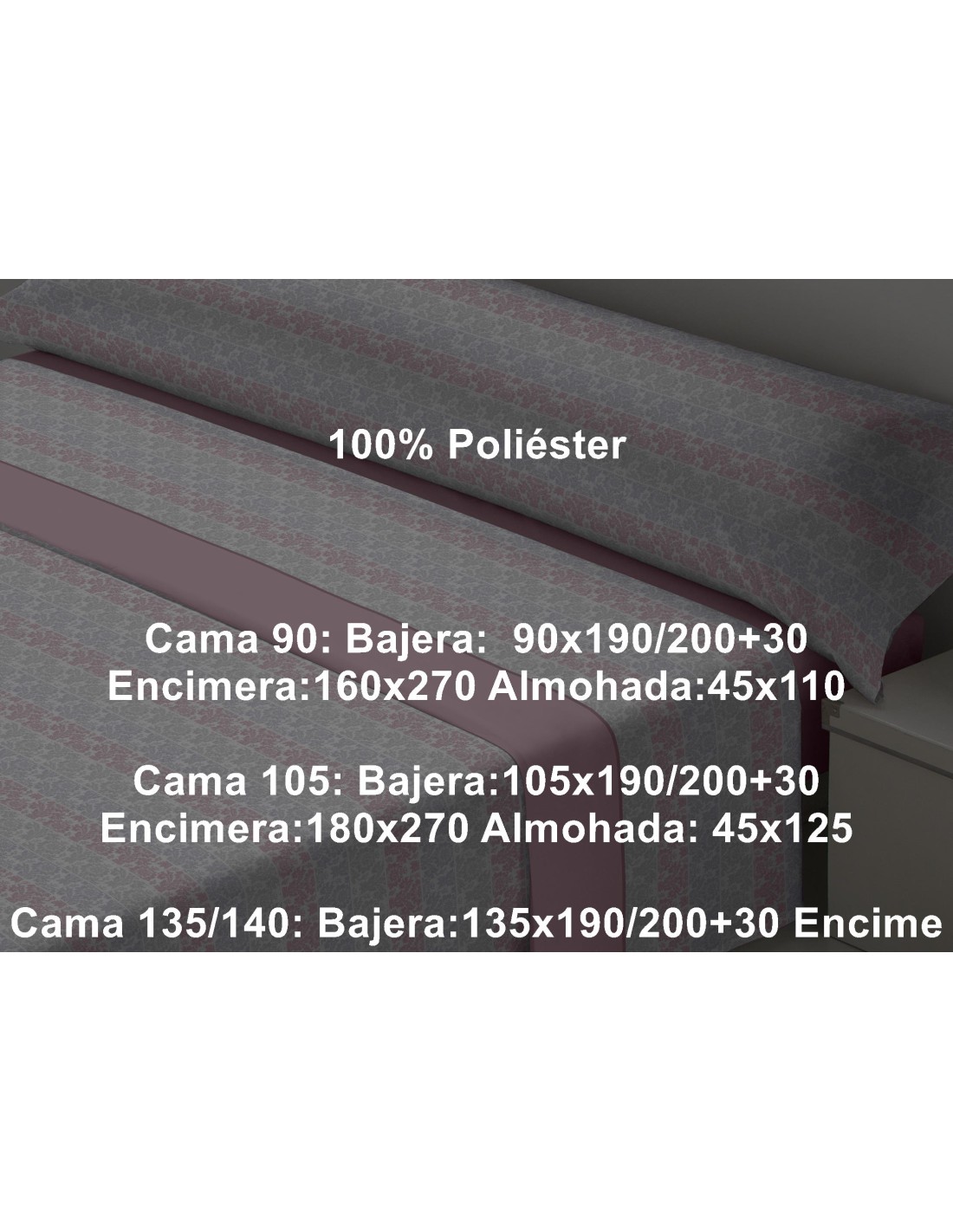 Juego Sábana Invierno Sedalina 220 Gramos Kent