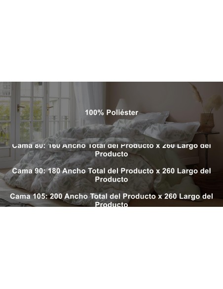 Edredón Nórdico 300 Gramos Saura