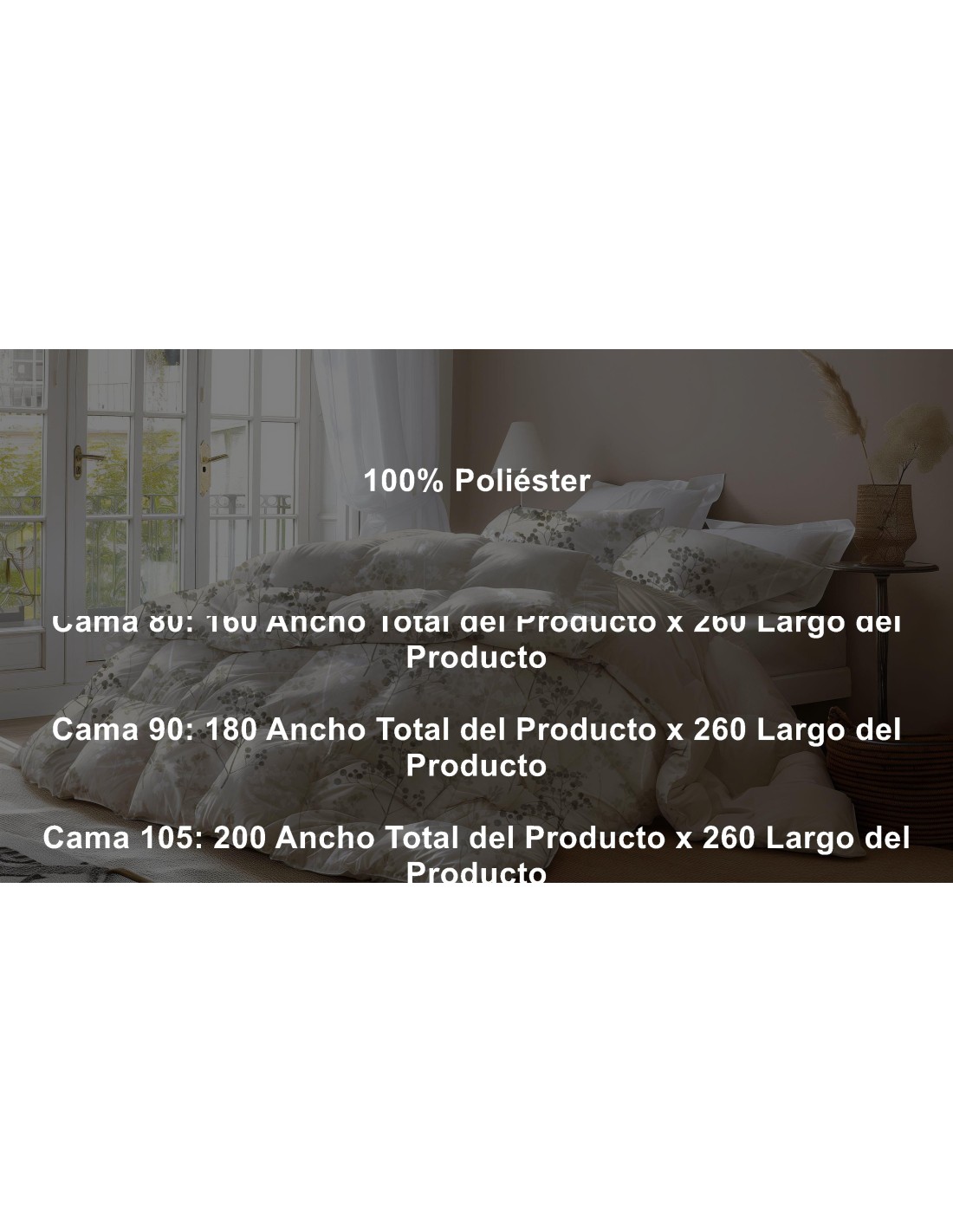 Edredón Nórdico 300 Gramos Edelia