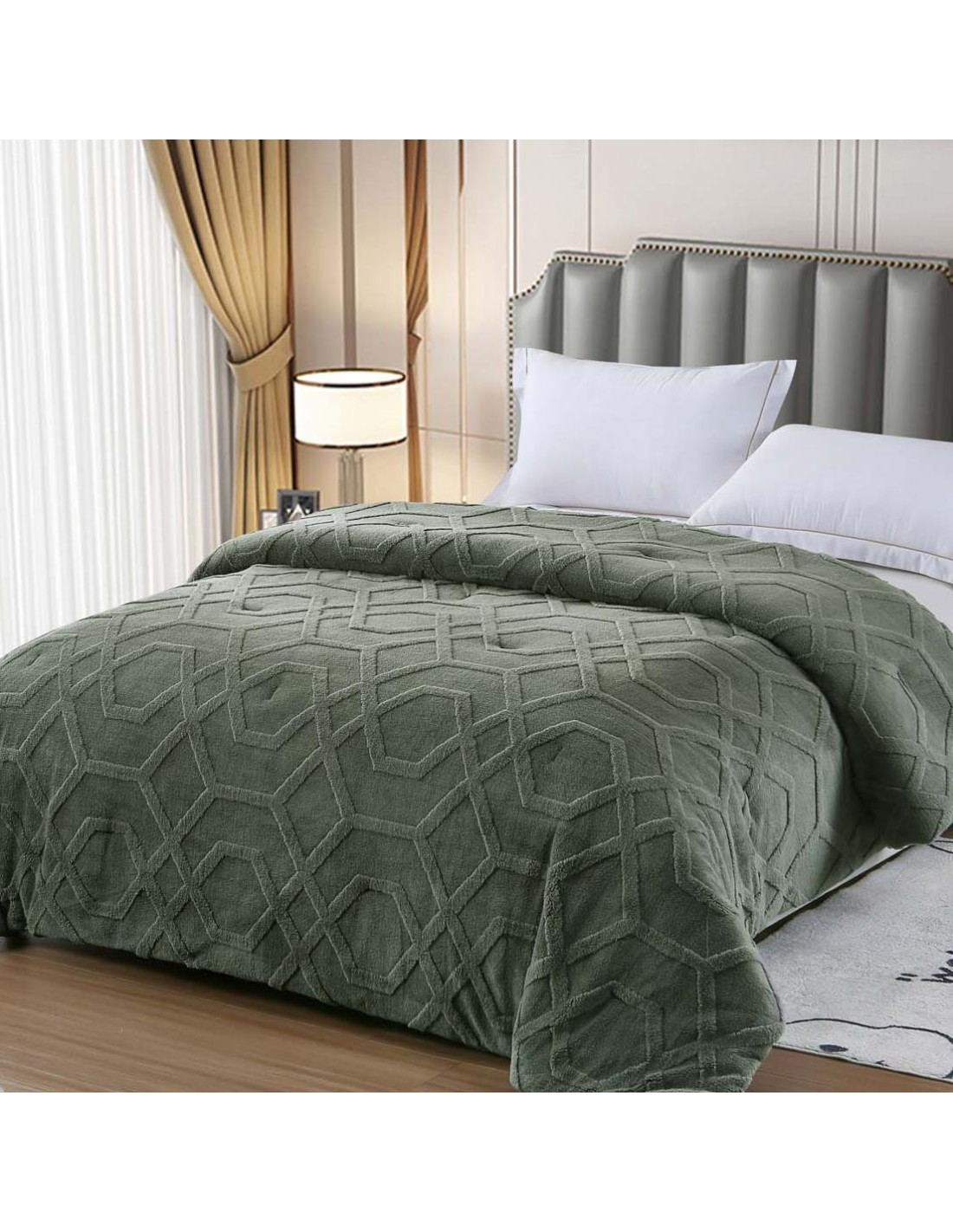 Manta Sofá Sherpa Jacquard Etna
