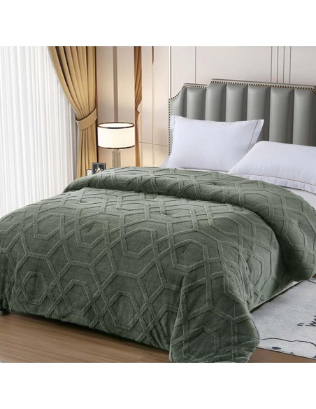 Manta Sofá Sherpa Jacquard Etna