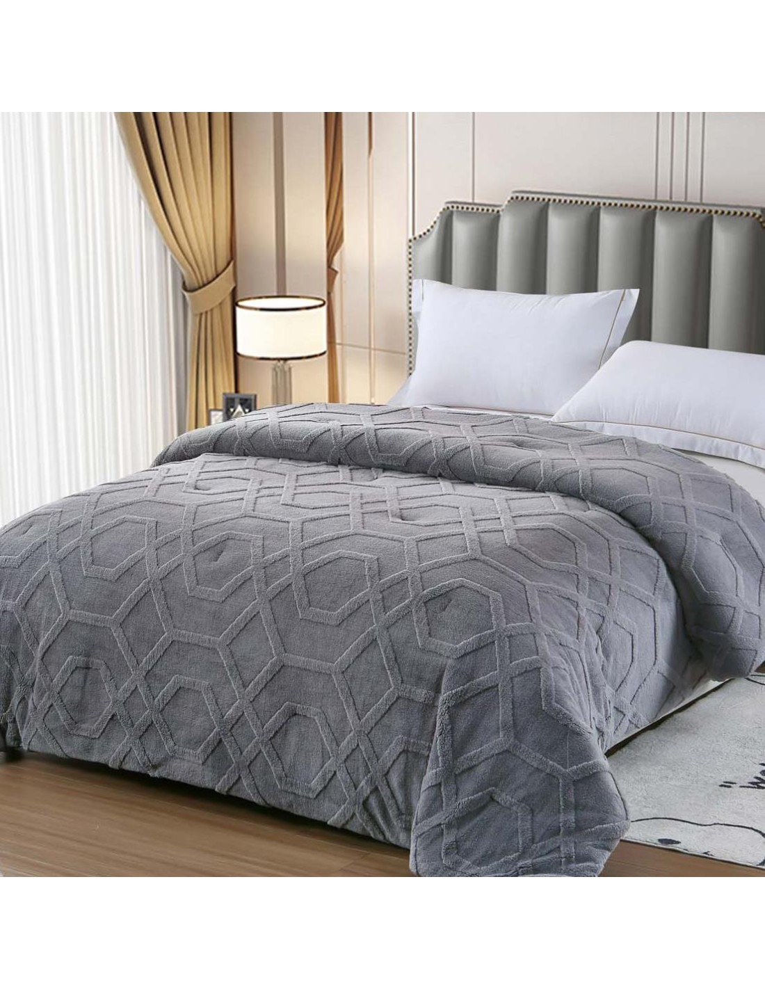 Manta Sofá Sherpa Jacquard Etna