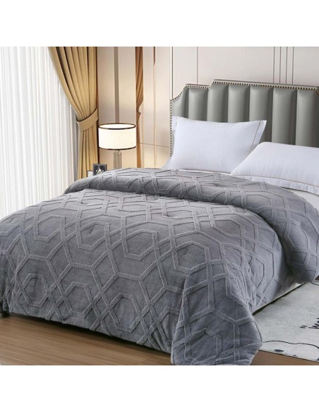 Manta Sofá Sherpa Jacquard Etna