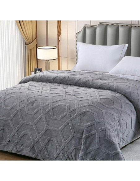 Manta Sofá Sherpa Jacquard Etna