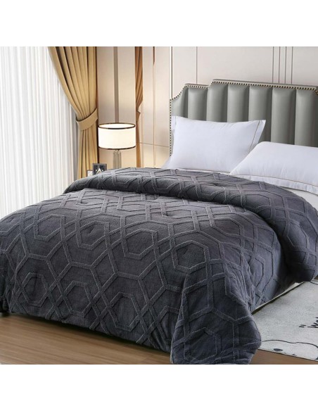 Manta Sofá Sherpa Jacquard Etna