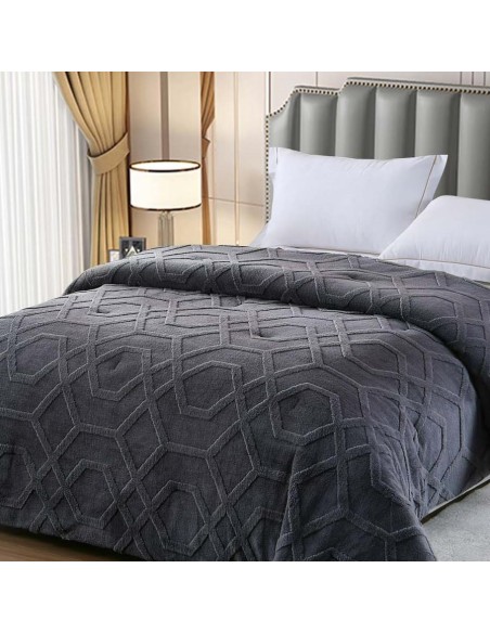 Manta Sofá Sherpa Jacquard Etna