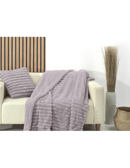 Manta Sofá Sherpa Jacquard Rabbit