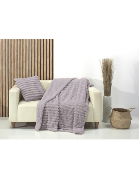 Manta Sofá Sherpa Jacquard Rabbit