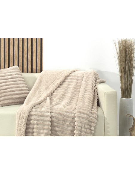 Manta Sofá Sherpa Jacquard Rabbit