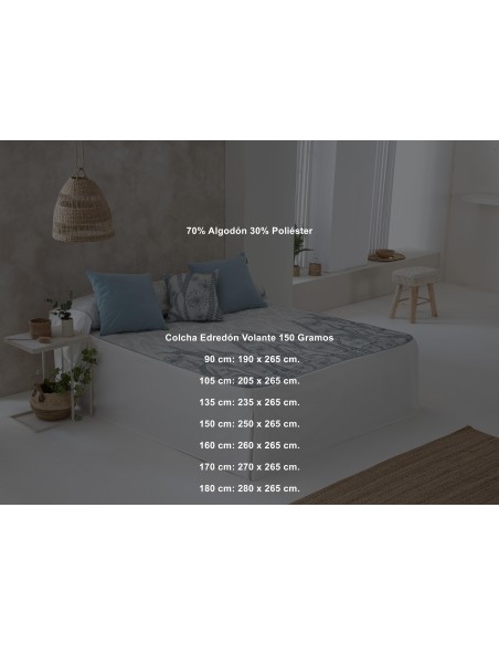 Colcha Edredón 150 Gramos Jerte Confecciones Paula