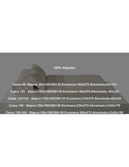 Juego Franela Belnou Algodón 210 Gramos Rejas