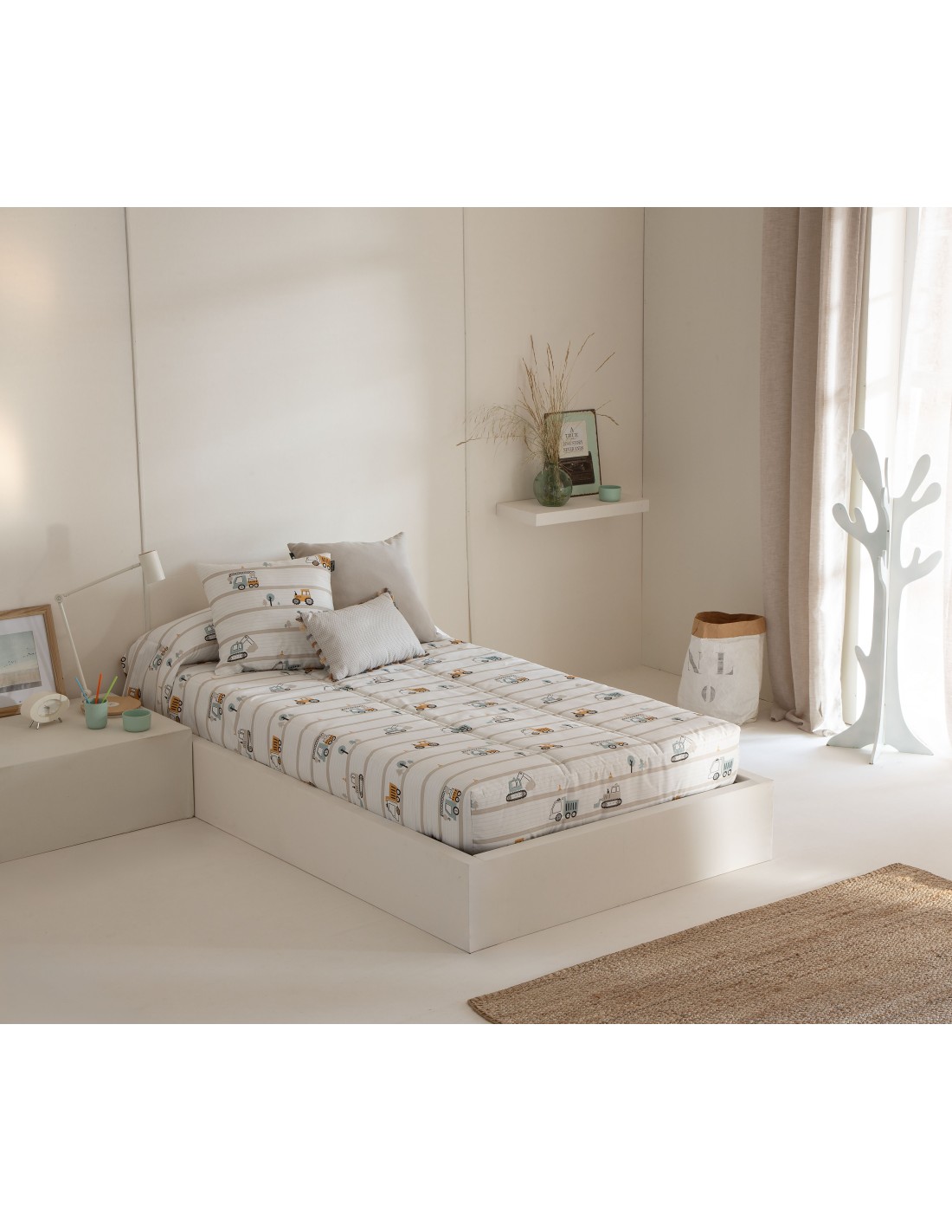 Edredon Ajustable Truck 150 Gramos Confecciones Paula