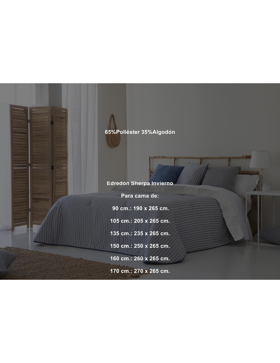 Edredón Sherpa Piqué Lires Confecciones Paula