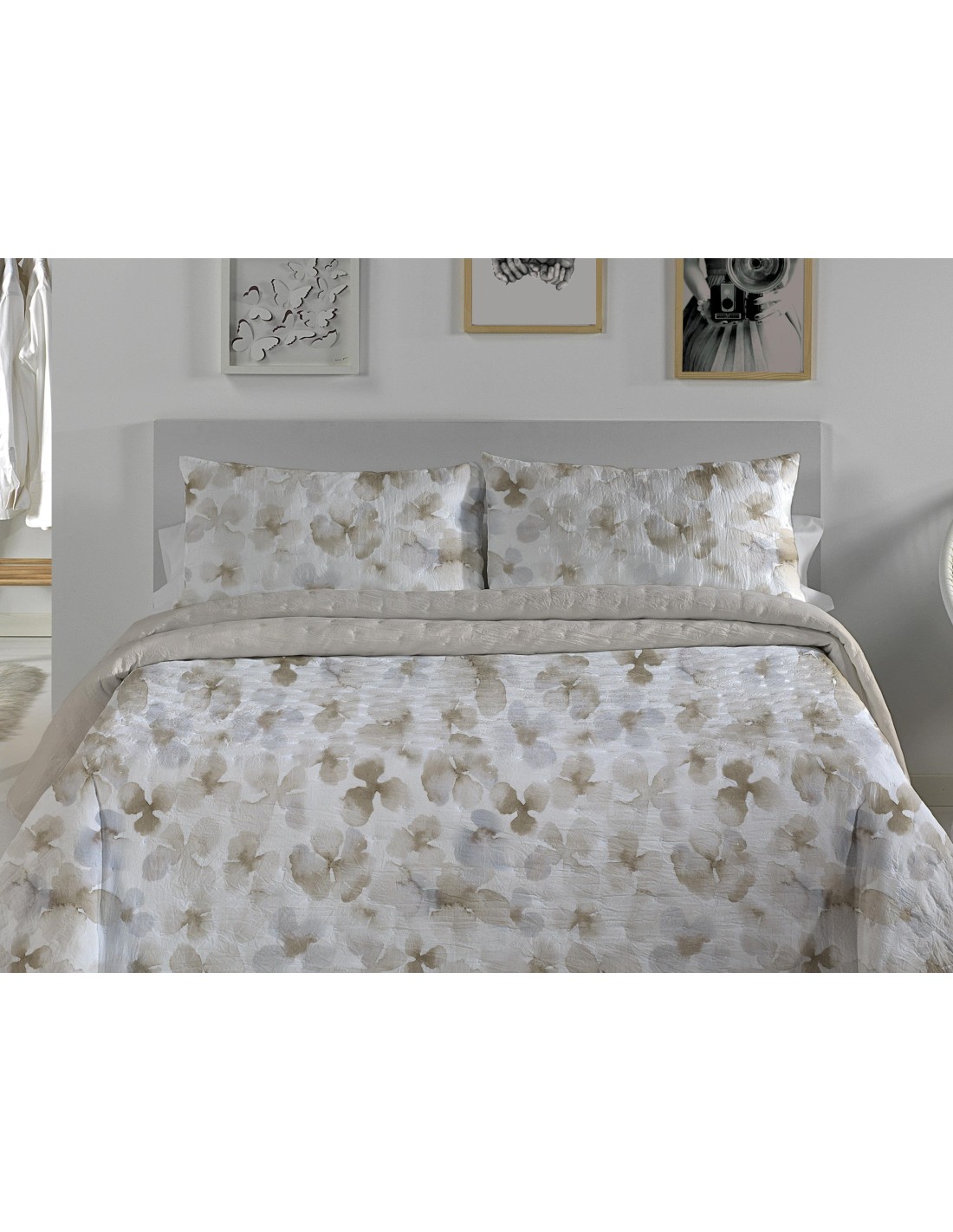 Colcha Bouti Reversible 120 Gramos Primavera Verano Casa Campo Azucena