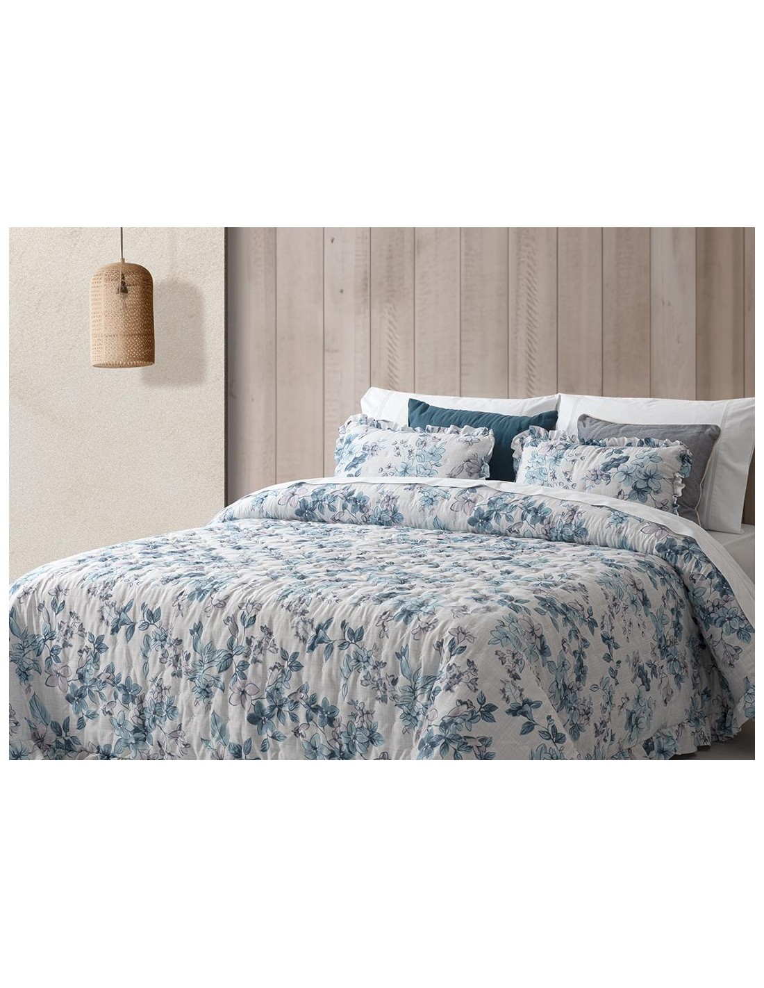 Colcha Bouti Reversible 120 Gramos Primavera Verano Casa Campo Mateo